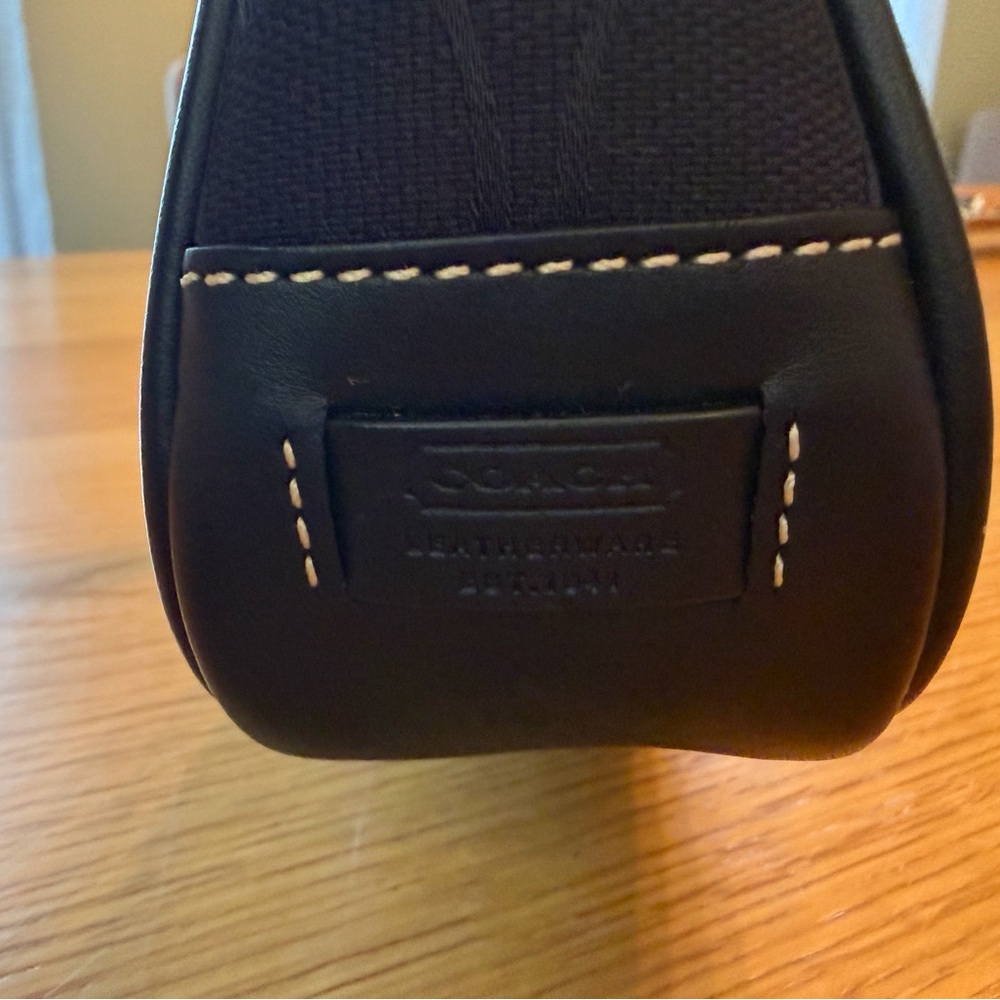 Vintage Coach black signature Demi Bag - Picture 3 of 9
